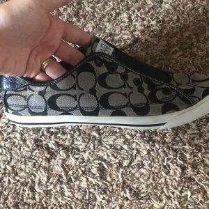 Coach slip on shoes